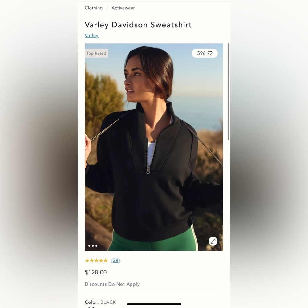 Varly Davidson sweatshirt